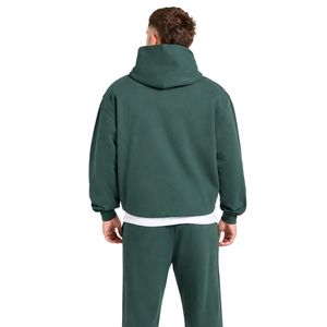 Mens Dark Green Hoodie Tracksuit <b>Set</b> <b>Matching</b> Sweatpants <b>Jogger</b> Pants Two Piece Casual Sportswear Streetwear Pullover Hooded - Product Image 4