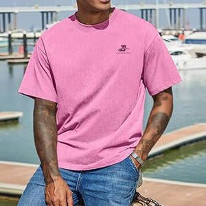 Camiseta Holgada para Hombre Hecha en Fábrica, de Alta Calidad, Talla Personalizada, Último Diseño, Camiseta Extra Grande para Hombre - Product Image 2