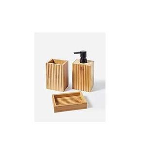 Artisan Wooden Bathroom Accessories Set Soap Dispenser <b>Toothbrush</b> <b>Holder</b> Soap Dish Bathroom Organizer Modern Home Hotel Decor - Product Image 1