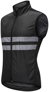 Unisex Sleeveless Cycling Vest <b>Reflective</b> Breathable Mesh Back Bicycle <b>Running</b> Outdoor Gilet Lightweight <b>Jacket</b> - Product Image 2
