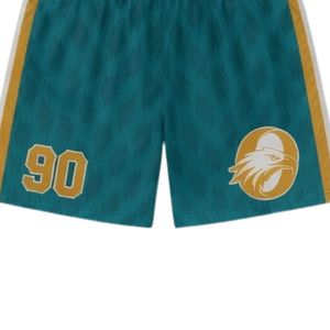 Men Teal Gold Sublimation Lacrosse Uniform <b>Set</b> Polyester Athletic Fit Sports Team Wear Lightweight Match Apparel - Product Image 6