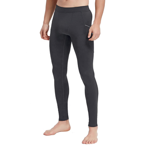 Pantalones de Yoga Casuales, Sin Costuras, de Spandex y Nailon, Cintura Elástica, Costuras en Contraste, Diseño Sólido, Elásticos en Cuatro Direcciones - Product Image 3