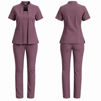 Tenue de travail pour femmes, uniforme de salon de beauté, vêtements de travail pour infirmières, vêtements pour le personnel hospitalier, ensemble de blouses à manches courtes, respectueux de l'environnement