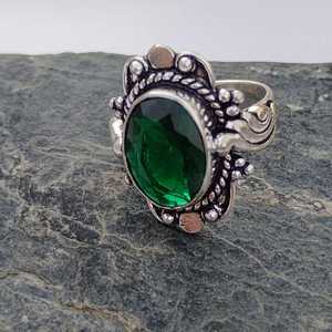Beautiful Green Tourmaline <b>Ring</b> 925 Sterling Silver Handmade Jewelry Gift For Women Birthday Luxury Elegant Style - Product Image 5