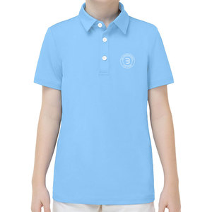 Polos de Golf Juveniles de Spandex y Poliéster, Tela Suave, Ajuste Cómodo, Ideales para Uso Diario - Product Image 1