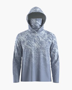 Camiseta con Capucha de Protección Solar para Hombre, Manga Larga, UPF 50+, Camiseta con Protección UV para Pesca, Ejercicio, Senderismo, Correr, Secado Rápido - Product Image 5