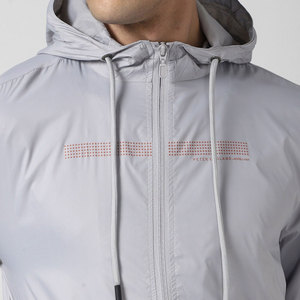 Veste anorak de randonnée sur mesure grande taille pour homme, produit très demandé, manches régulières, coupe-vent en nylon pour la course à pied - Product Image 6