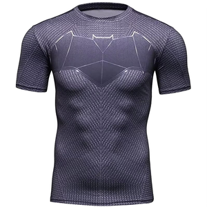 Camisetas Deportivas de Manga Larga con Cuello Redondo, Transpirables y de Compresión para Hombre, Diseño Personalizado, Nueva Colección de Alta Calidad, Spandex/Poliéster - Product Image 4