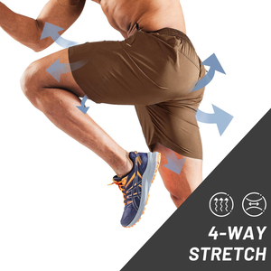 Pantalones Cortos Deportivos para Hombre, MOQ Bajo, Elásticos, con Cordón, Tejido de Punto, Estampado Medio, Secado Rápido y Transpirables - Product Image 5
