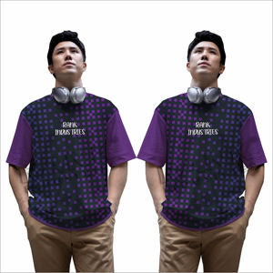 เสื้อยืดผู้ชายพิมพ์ลายตามสั่ง ทรงหลวม น้ำหนักเบา ผ้าฝ้าย 100% สำหรับใส่ในฤดูใบไม้ผลิและฤดูร้อน - Product Image 3
