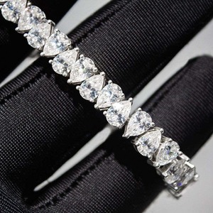 Pulsera de Diamantes Moissanite en Oferta, Joyería de Lujo Brillante y Elegante, Accesorio de Regalo para Hombres y Mujeres, Ideal para Fiestas - Product Image 4