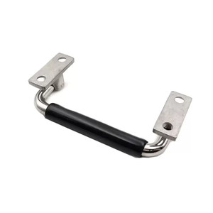 Manija Plegable de Acero Inoxidable con Funda de Goma, Manija Industrial Resistente para Puertas y Ventanas - Product Image 2