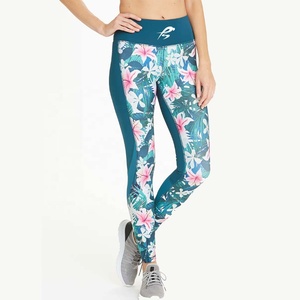 Leggings de yoga taille mi-haute pour femme, nouveau design 2026, imprimé numérique, extensibles dans les quatre sens (Spandex/Polyester), écologiques, effet ventre plat - Product Image 1