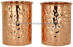 Vaso de Cobre Hecho a Mano de Primera Calidad, Vaso de Cobre Puro para Beber, para Uso en Ayurveda, Salud y Bienestar - Product Image 5