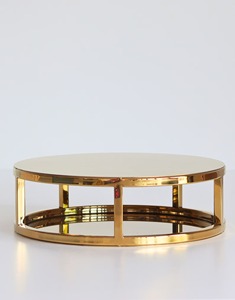 Handcrafted Golden Iron Dessert Pedestal <b>Stand</b> Luxury <b>Cake</b> Presentation for Hotels Restaurants and Event Styling Display - Product Image 4