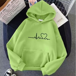 Sweat-shirts à capuche surdimensionnés pour femmes, hiver, 100% coton, polaire, écologiques, coupe-vent, respirants, séchage rapide, imprimés sur mesure - Product Image 2