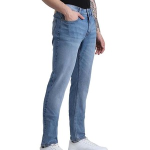 Pantalon en jean pour homme, style actuel, design classique, coupe confortable, idéal pour les tenues business casual. - Product Image 2