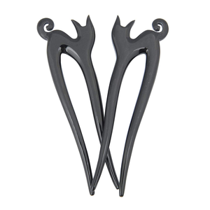 ปิ่นปักผมฮอร์นที่ไม่เหมือนใครทำด้วยมือปิ่นปักผมสำหรับผู้หญิง - Product Image 4