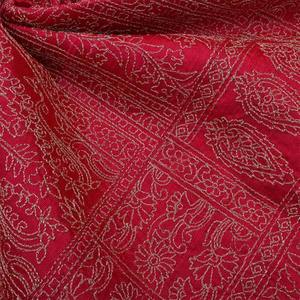 Malty Dobby Embroidered Chiffon <b>Fabric</b> 100% Polyester Breathable Eco-Friendly Medium <b>Weight</b> Wedding Customized Color Textile - Product Image 5