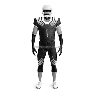 Elite Team Wear Unisex American Football Jersey Uniform Plus Size Short Sleeve Lightweight Performance - Product Image 1