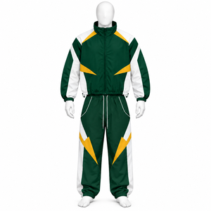 Conjunto de chándal de alta calidad con logotipo personalizado, resistente, impermeable, transpirable y cortavientos para hombre, al por mayor. - Product Image 2