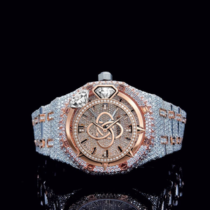 Reloj de Moissanita Premium para Hombre, con Diamantes VVS, Acero Inoxidable, Reloj de Pulsera de Lujo - Product Image 1
