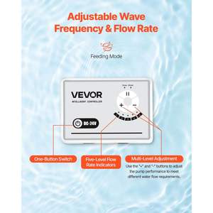 <b>Aquarium</b> <b>Water</b> <b>Pump</b> 110-240V 25W Wave Maker Return <b>Pump</b> for Fish Tank with Controller Modern Design Plastic Material - Product Image 4