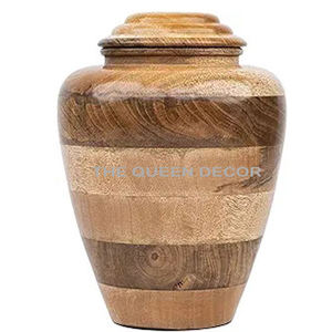 Walnut Carved Cremation Urn Wooden Ashes <b>Keepsake</b> <b>Memorial</b> <b>Box</b> Adult Funeral Urn Custom Color - Product Image 4