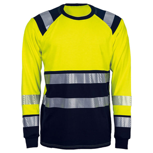 T-shirt de sécurité réfléchissant haute visibilité pour la construction et la sécurité routière, manches longues, pour les travailleurs d'atelier, t-shirts haute visibilité - Product Image 1