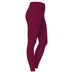 Leggings d'équitation pour femmes, avec grip intégral en silicone, taille haute, extensibles, sans coutures, pour yoga et fitness - Product Image 1