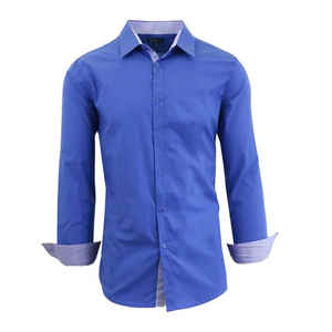 Camisas Formales e Informales de Franela para Hombre, 100% Algodón, Manga Larga, Logotipo Personalizado, Secado Rápido, Transpirables, Corte Ajustado, Botones de Cuerno - Product Image 5