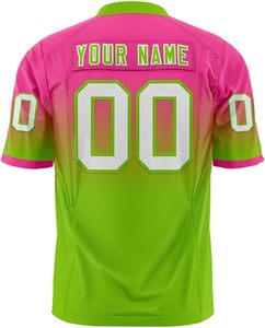 เสื้ออเมริกันฟุตบอลสำหรับผู้ใหญ่ ผ้าอินเตอร์ล็อค พิมพ์ลายแบบ Dye Sublimation สีสันตามสั่ง ออกแบบเองได้ ผู้ผลิตชุดกีฬา - Product Image 2