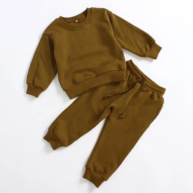 Winter Autumn New Fashion Manufacturer Cotton Sweatsuit Little Kids Clothes Vendor Boutique Boys Clothing Sets