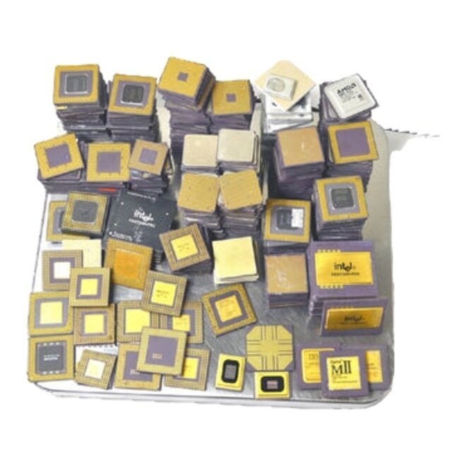 GOLD RECOVERY CPU CERAMIC PROCESSOR SCRAPS For Sale