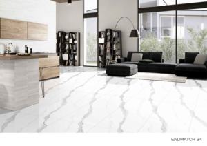 Carreaux de porcelaine émaillée polie 60x120cm 600x1200mm 24x48 pouces, finition mate et brillante de qualité supérieure pour l'exportation et l'intérieur - Product Image 2