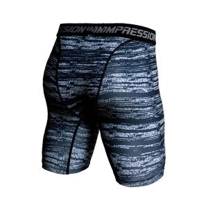 Wholesale Men Gym Running <b>Shorts</b> OEM Custom <b>Compression</b> <b>Shorts</b> Fitness High Elastic Men Sport <b>Shorts</b> - Product Image 2