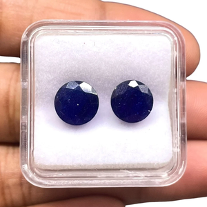 Zafiro Azul Natural de 8mm, Corte Redondo, Color Azul Vibrante, Lote de Piedras Preciosas Sueltas para Joyería, Venta al Por Mayor, Proveedor de Zafiro, OFERTA - Product Image 5