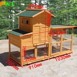 Poulaillers en bois mobiles de haute qualité, grandes cages à poulets à <span class=keywords><strong>vendre</strong></span> en ligne, meubles <span class=keywords><strong>pour</strong></span> animaux de compagnie - Product Image 6