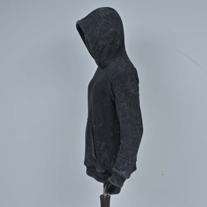 เสื้อฮู้ดดี้เรียบง่ายคุณภาพสูง สไตล์สตรีทแวร์ ล้างสีแบบแอซิดวอช ราคาขายส่ง แฟชั่นใหม่ เสื้อผ้าผู้ชาย ฮู้ดดี้เรียบง่าย คุณภาพพรีเมียม - Product Image 2
