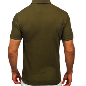 Chemises polo pour hommes respirantes, sur mesure, tissu doux de qualité supérieure, manches courtes, légères, confortables, élégantes, décontractées - Product Image 3