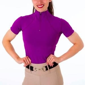 New Custom Color Equestrian Horse Riding Top Horse Riding <b>Base</b> <b>Layer</b> Women Long <b>Sleeve</b> Equestrian Riding Shirt - Product Image 1