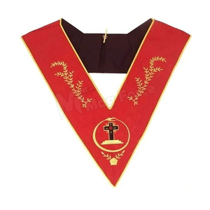 Masonic Regalia Blue Lodge 14th Degree <b>Collars</b> Set of 9 <b>Collars</b> Machine Embroidered Customized Top Quality 2026 Officer <b>Collars</b> - Product Image 1
