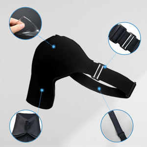 Compresse de gel flexible grande taille chaude et froide pour soulager les douleurs au dos, aux genoux et aux épaules, avec sangles pour femmes et hommes - Product Image 3