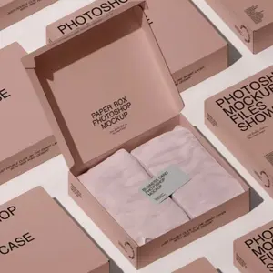Caja de papel de embalaje de envío postal exprés corrugado de diseño personalizado de alta calidad ecológica de muestra gratis