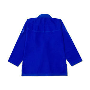 Uniforme de Judo Azul 100% Algodón, Corte Regular, Unisex para Adultos, Ropa de Artes Marciales, Logotipo en la Manga Izquierda, Teñido Liso y Duradero - Product Image 2