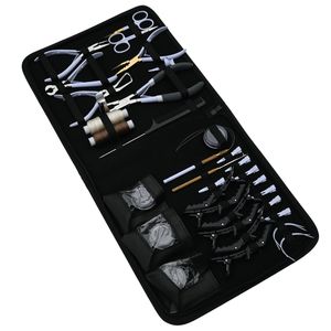 Kit d'outils pour extensions capillaires : pinces, outils de retrait de perles, ciseaux à sertir, accessoires de coiffure pour perruques, qualité professionnelle pour salon - Product Image 1