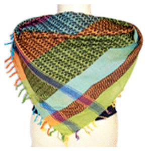 Écharpe en coton multicolore pour femme, écharpe Shemagh de qualité supérieure, écharpe tactique arabe du désert, châle doux et respirant, 48x48 pouces - Product Image 2