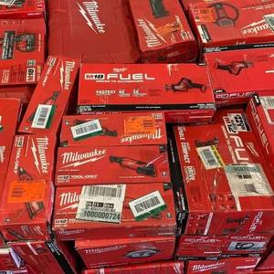 Palettes d'outils Milwaukee de qualité supérieure, vente en gros, outils électriques et outils manuels mixtes, batteries, chargeurs, accessoires, pour petites entreprises - Product Image 6