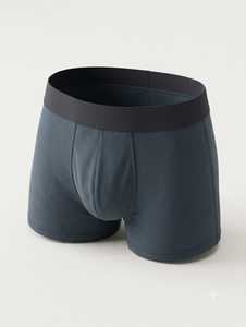 Boxers respirants en coton pour hommes adultes, 95 % coton, 5 % élasthanne, taille élastique, service ODM classique, sous-vêtements avec logo personnalisé - Product Image 6