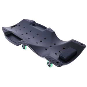 Sgabello Ergonomico in HDPE da 48 Pollici con Poggiatesta Imbottito, Doppio Vano Porta Attrezzi, Capacità 440 Libbre, NERO, per Riparazioni Auto - Product Image 6